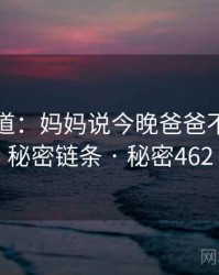 追踪报道：妈妈说今晚爸爸不回家的秘密链条 · 秘密462