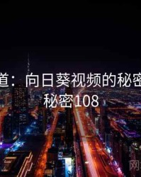 追踪报道：向日葵视频的秘密链条 · 秘密108
