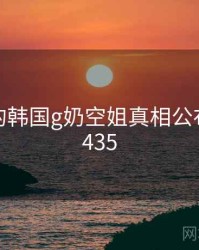 未公开的韩国g奶空姐真相公布 · 秘密435