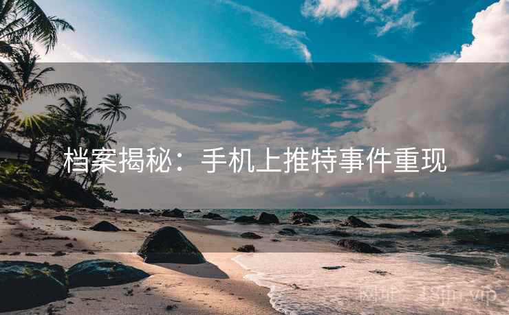 档案揭秘：手机上推特事件重现