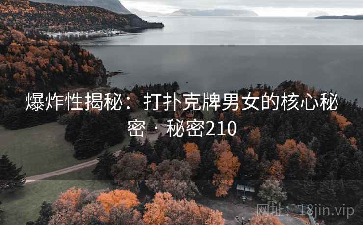 爆炸性揭秘：打扑克牌男女的核心秘密 · 秘密210