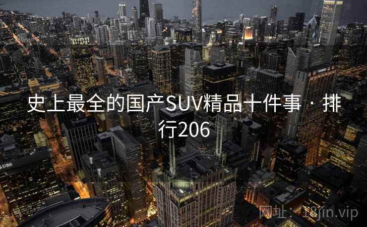 史上最全的国产SUV精品十件事 · 排行206